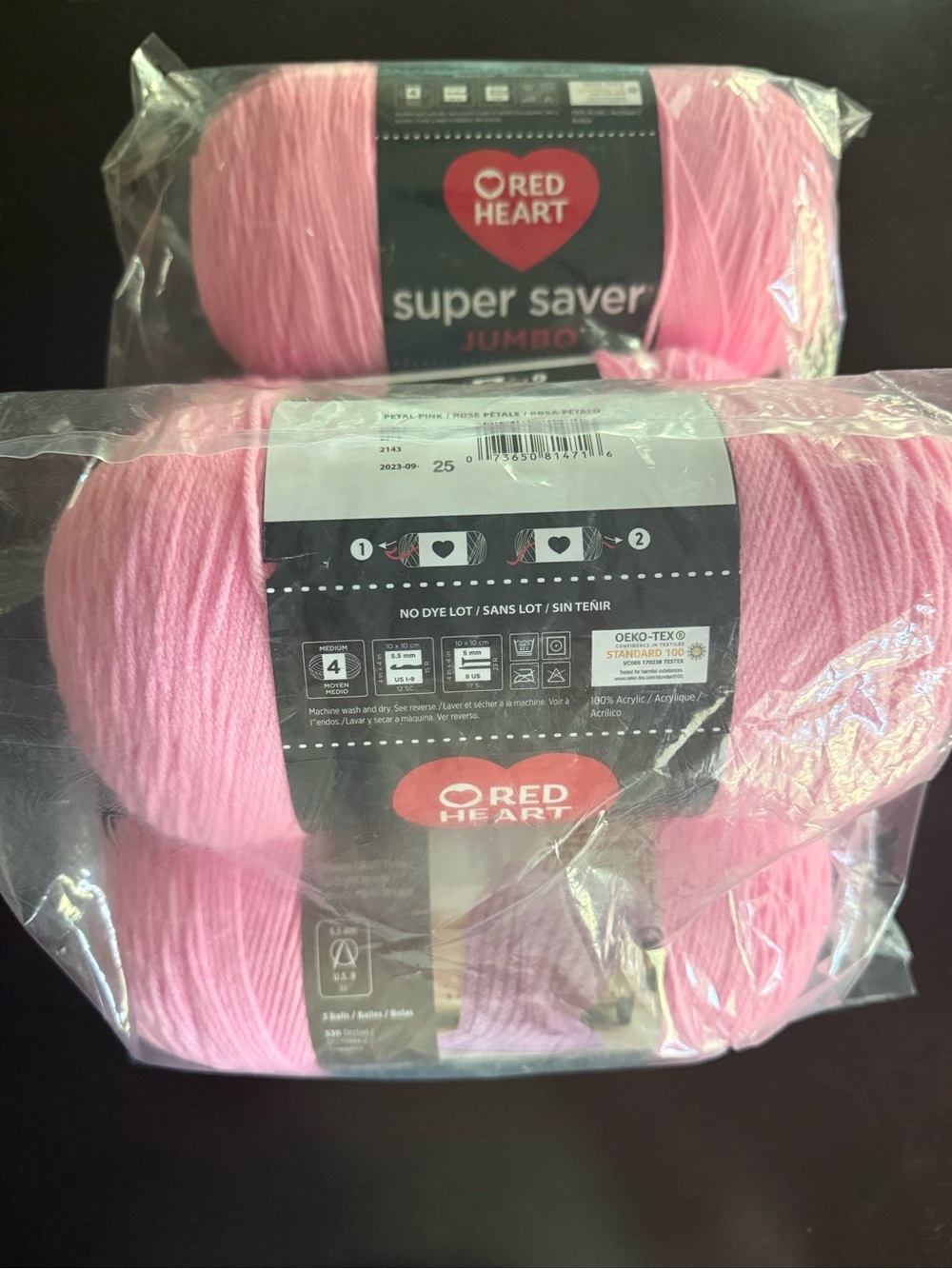 Red Heart Super Saver Jumbo Yarn - Pink